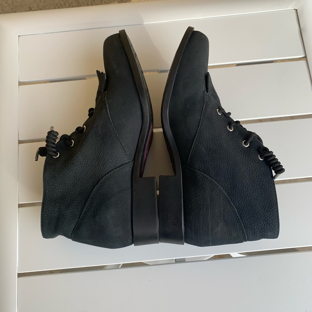 Ariat leather booties dark grey almost navy color size 7.5M - Picture 10 of 16
